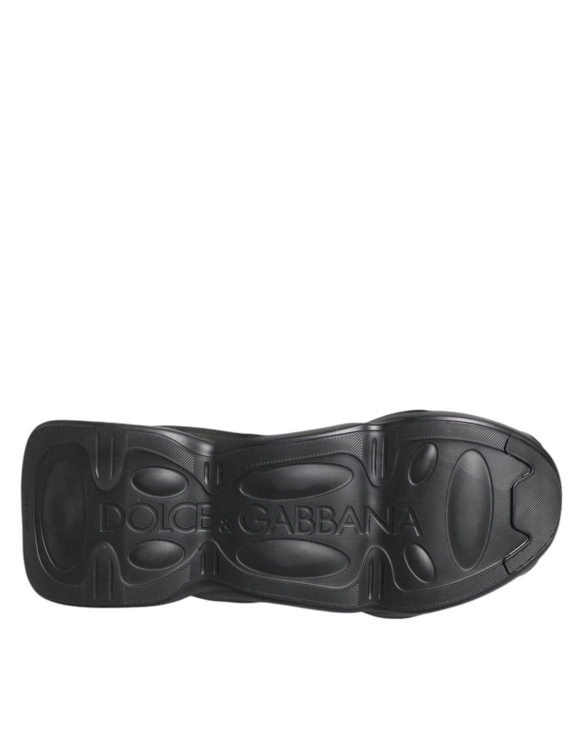 Dolce & Gabbana Black Slip On Wave Low Top Sneakers Shoes