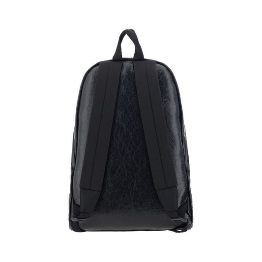 Balenciaga Black Lamb Ovis Aries Backpack