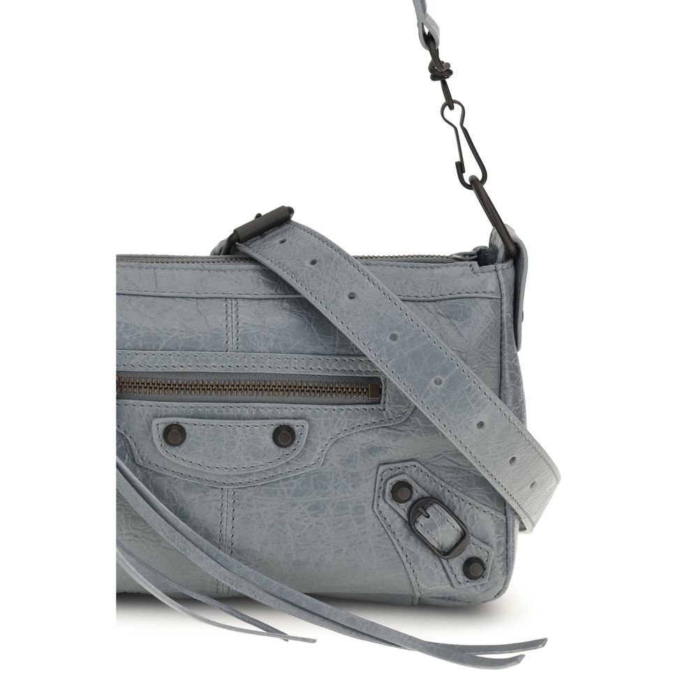 Balenciaga Gray Lamb Ovis Aries Shoulder Bag