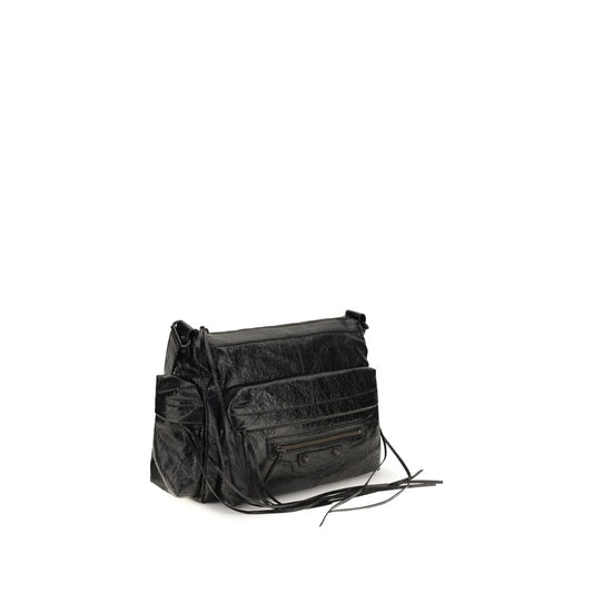 Balenciaga Black Lamb Ovis Aries Shoulder Bag