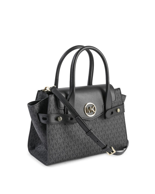 Michael Kors Black Pvc Satchel Bag