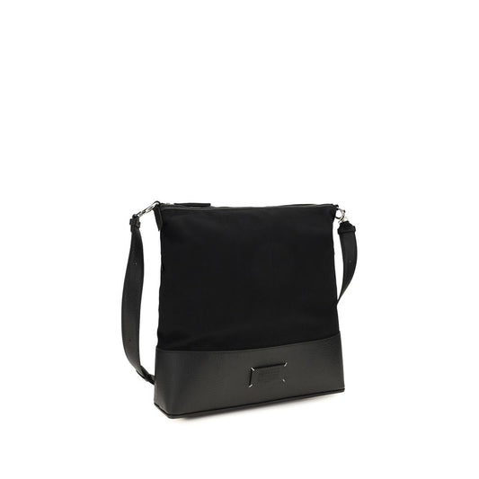 Maison Margiela Black Calf Leather Bos Taurus Shoulder Bag