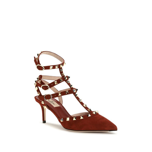 Valentino Garavani Red Goatskin High Heel Pumps