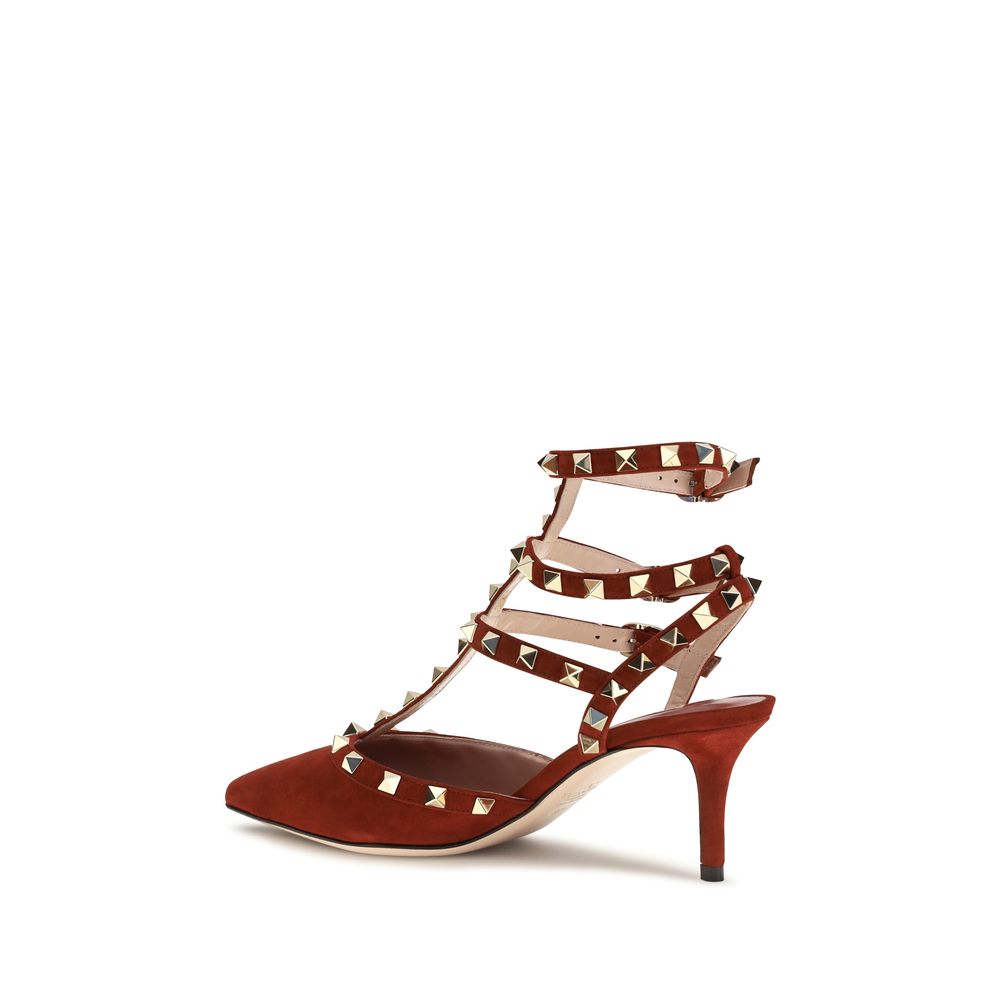 Valentino Garavani Red Goatskin High Heel Pumps