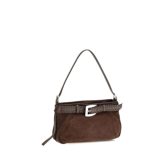 Staud Brown Lamb Ovis Aries Shoulder Bag
