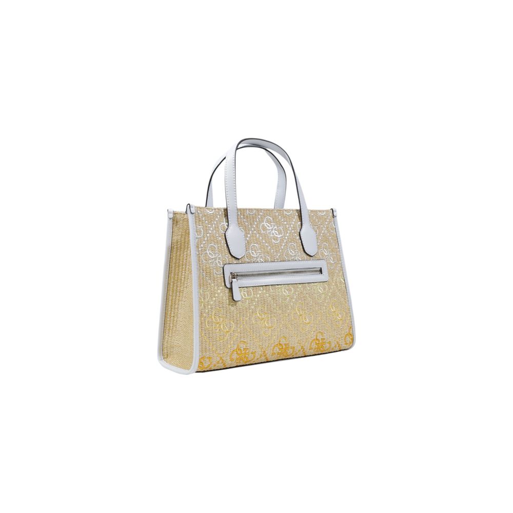 Guess White Polypropylene Handbag