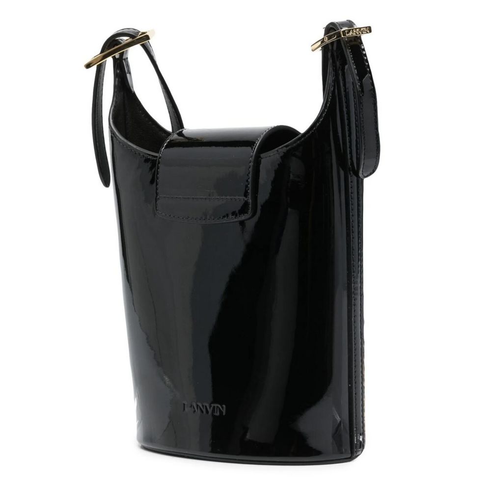 Lanvin Black Leather Crossbody Bag