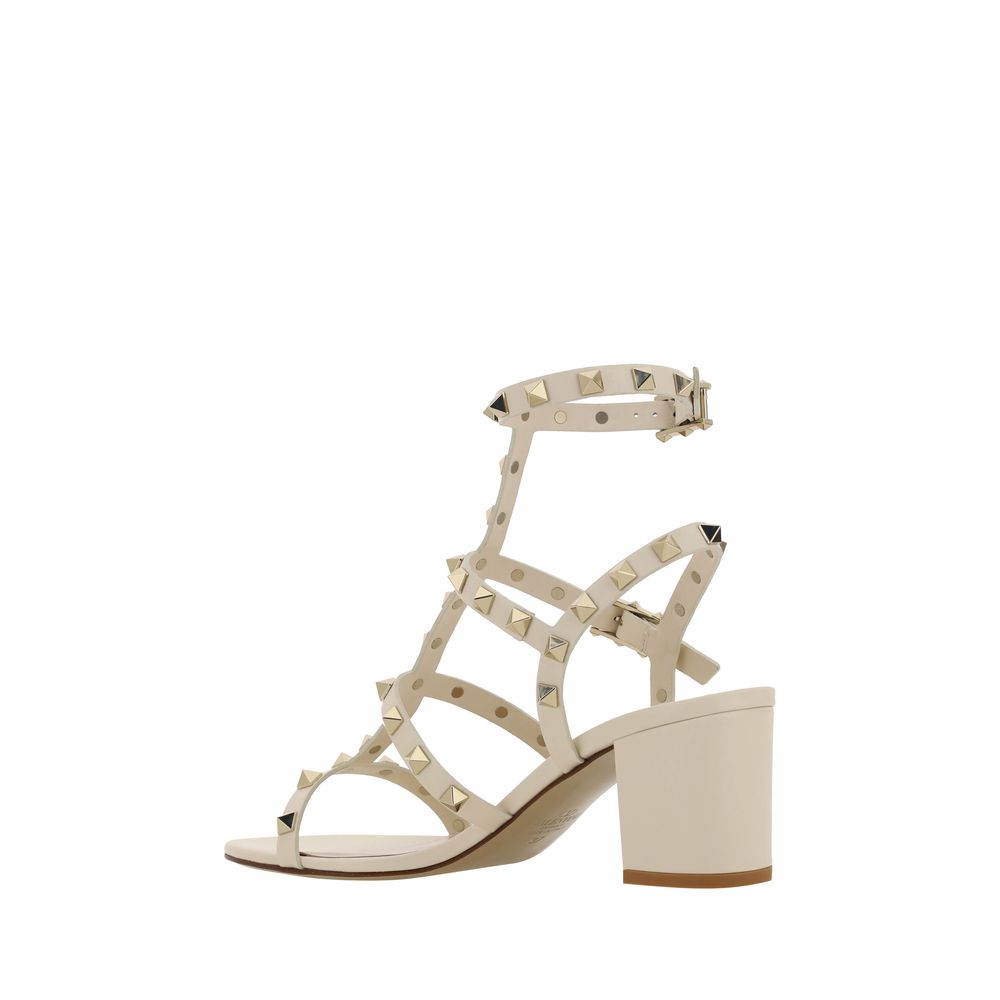 Valentino Garavani SANDAL | ROCKSTUD | T. 60 | VITELLO PLUM