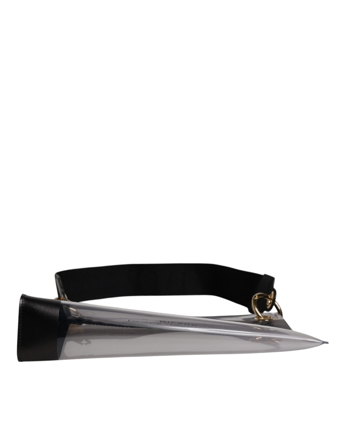 Dolce & Gabbana Clear PVC Leather Pouch Shoulder Strap Bag