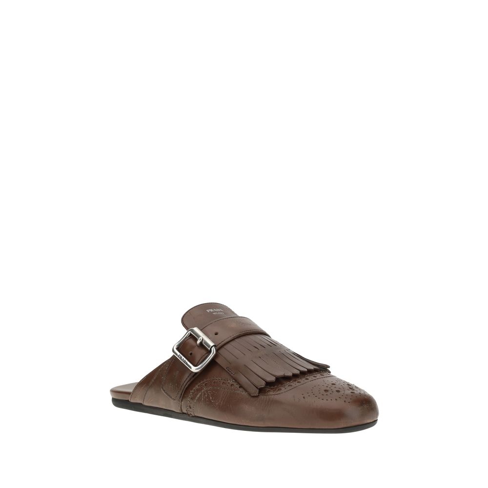 Prada Leather Sabot