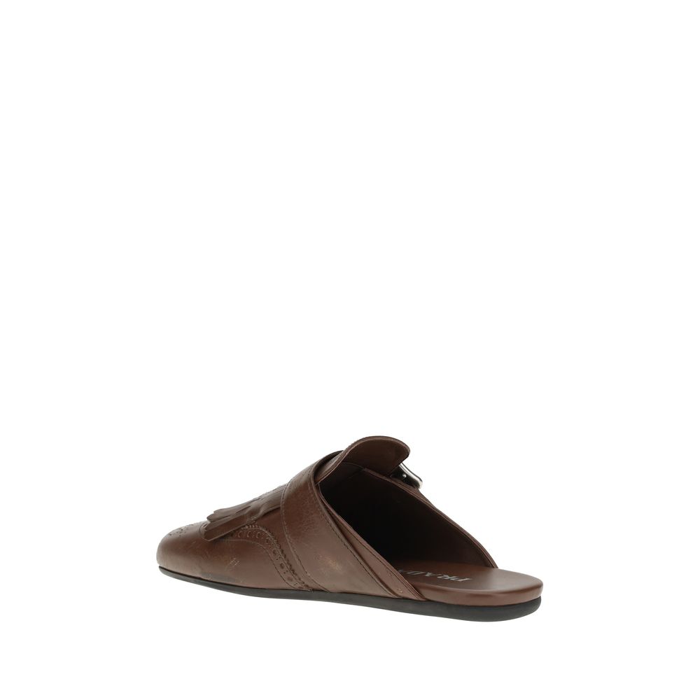 Prada Leather Sabot
