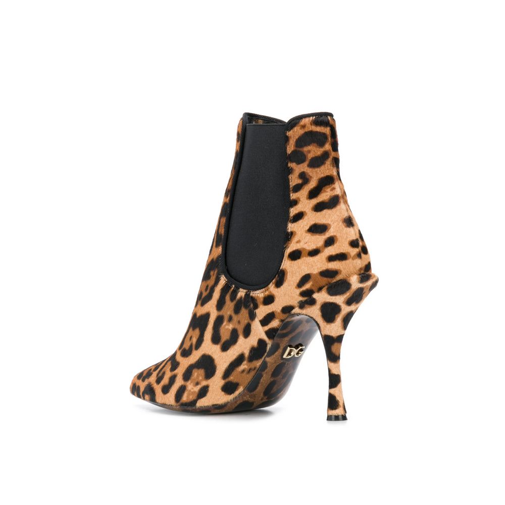 Dolce & Gabbana Brown Leather Boot