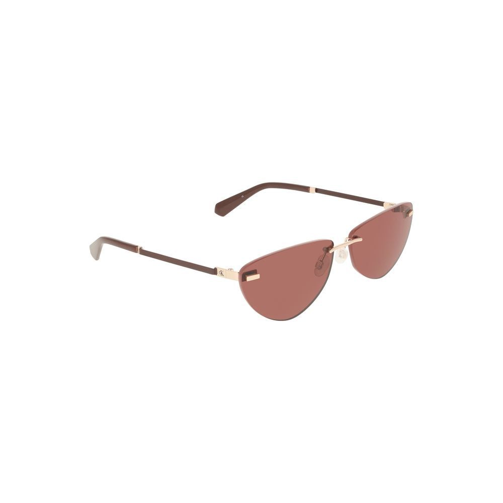 Calvin Klein Pink Metal Sunglasses