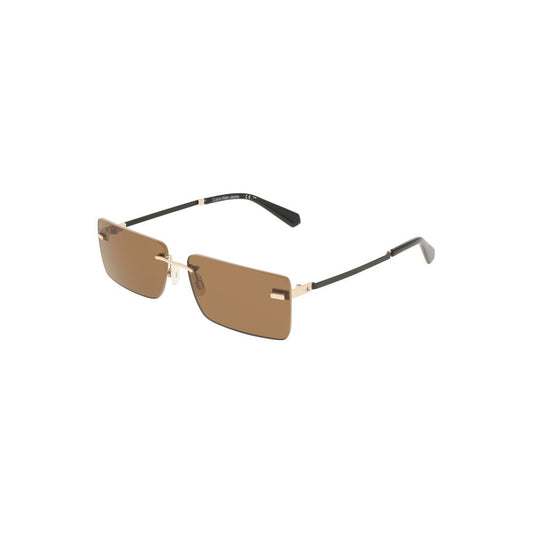 Calvin Klein Beige Metal Sunglasses