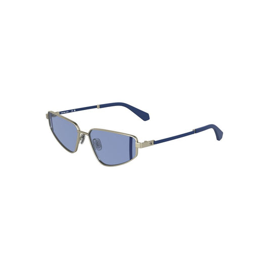 Calvin Klein Gray Metal Sunglasses