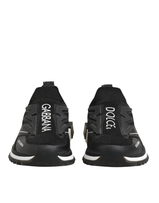Dolce & Gabbana Black SORRENTO Sport Stretch Sneakers Shoes