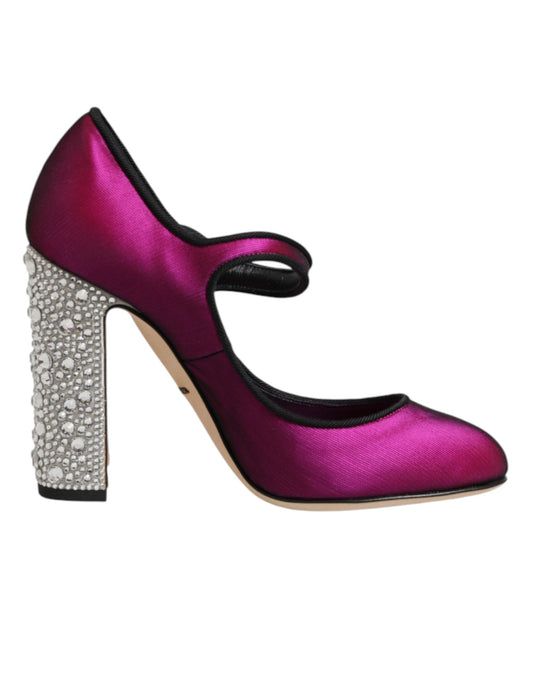 Dolce & Gabbana Pink Embellished High Heels Pumps Shoes