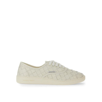 Bottega Veneta White Calfskin Sneakers