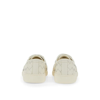Bottega Veneta White Calfskin Sneakers