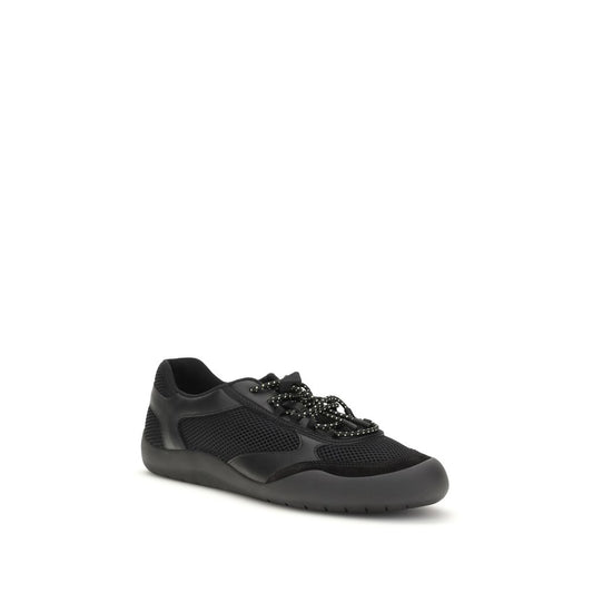 Prada Black Polyester Athletic Sneakers