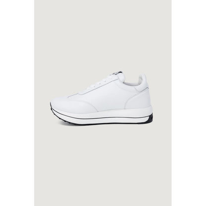Love Moschino White Leather Low Top Sneakers
