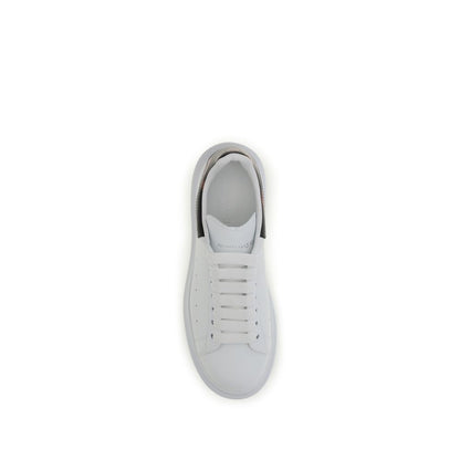 Alexander McQueen White Calf Leather Bos Taurus Low Top Sneakers