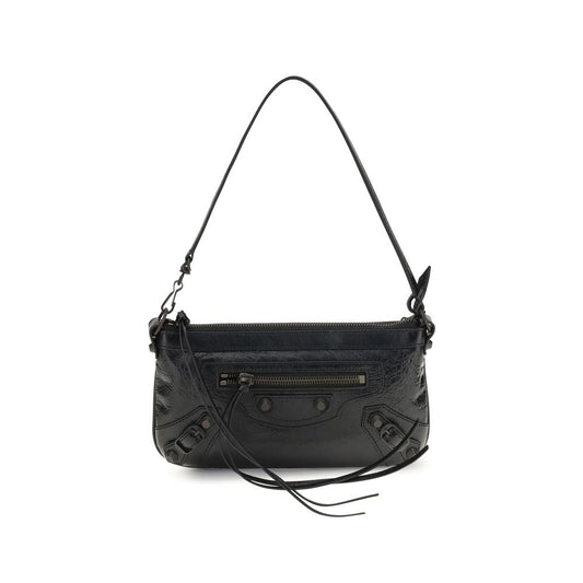 Balenciaga Black Lamb Ovis Aries Shoulder Bag