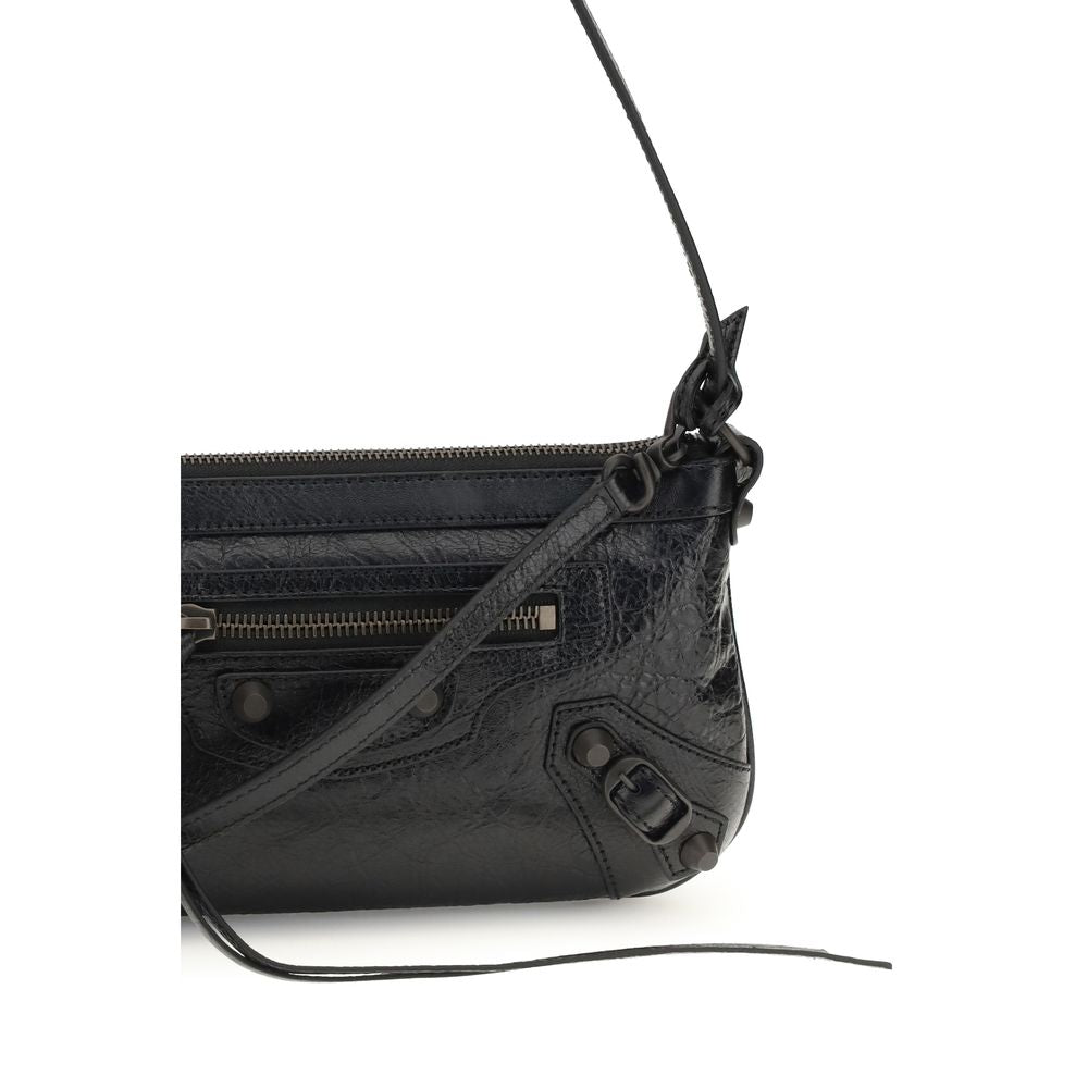 Balenciaga Black Lamb Ovis Aries Shoulder Bag
