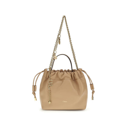 Chloé Beige Lamb Ovis Aries Shoulder Bag