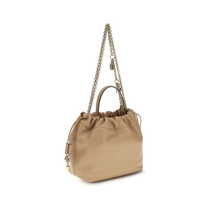 Chloé Beige Lamb Ovis Aries Shoulder Bag