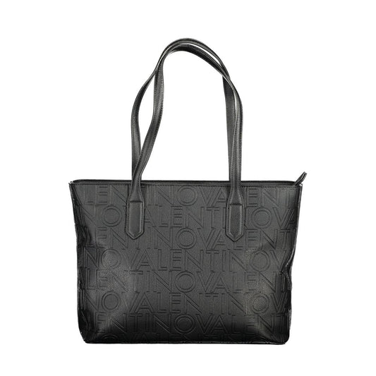 Mario Valentino Black Polyurethane Women's Bag