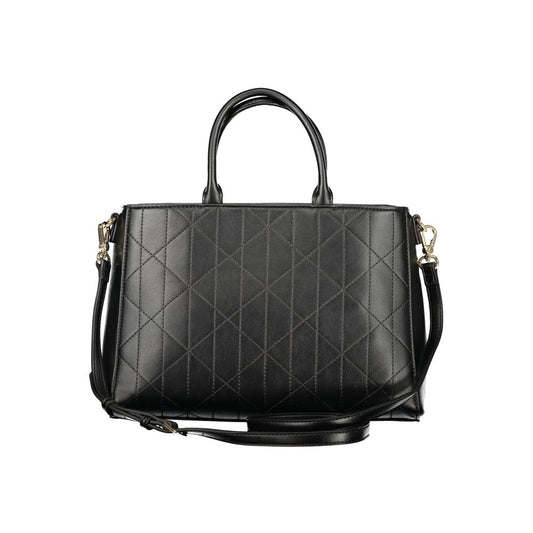 Mario Valentino Black Polyurethane Women's Bag
