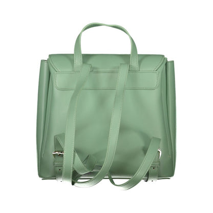 Mario Valentino Green Poliuretano Womens Backpack