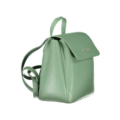Mario Valentino Green Poliuretano Womens Backpack