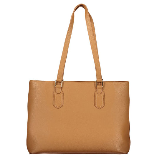 Mario Valentino Brown Polyurethane Women's Bag