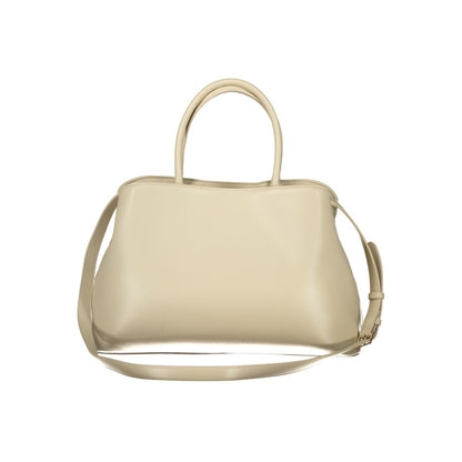 Mario Valentino Beige Polyurethane Women's Bag