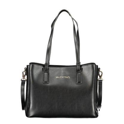 Mario Valentino Nero Polyurethane Women's Bag with Recycled Features