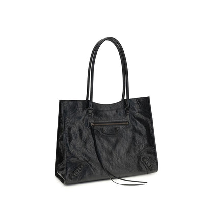 Balenciaga Black Lamb Ovis Aries Shoulder Bag