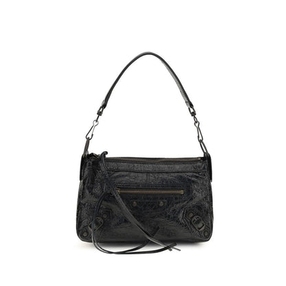 Balenciaga Black Lamb Ovis Aries Shoulder Bag