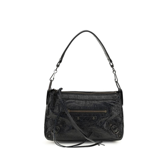 Balenciaga Black Lamb Ovis Aries Shoulder Bag
