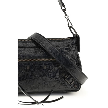 Balenciaga Black Lamb Ovis Aries Shoulder Bag