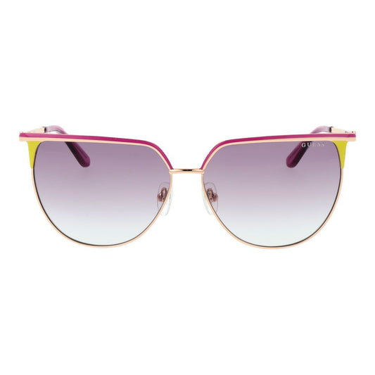 Guess Rose Gold Metal Sunglasses