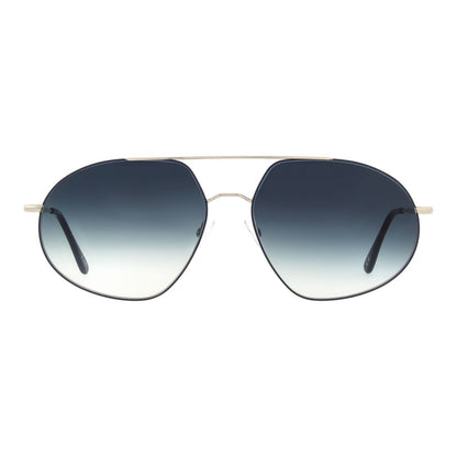 Andy Wolf Blue Metal Sunglasses