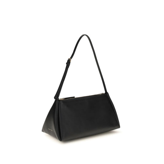 Calvin Klein Black Calf Leather Bos Taurus Handbag