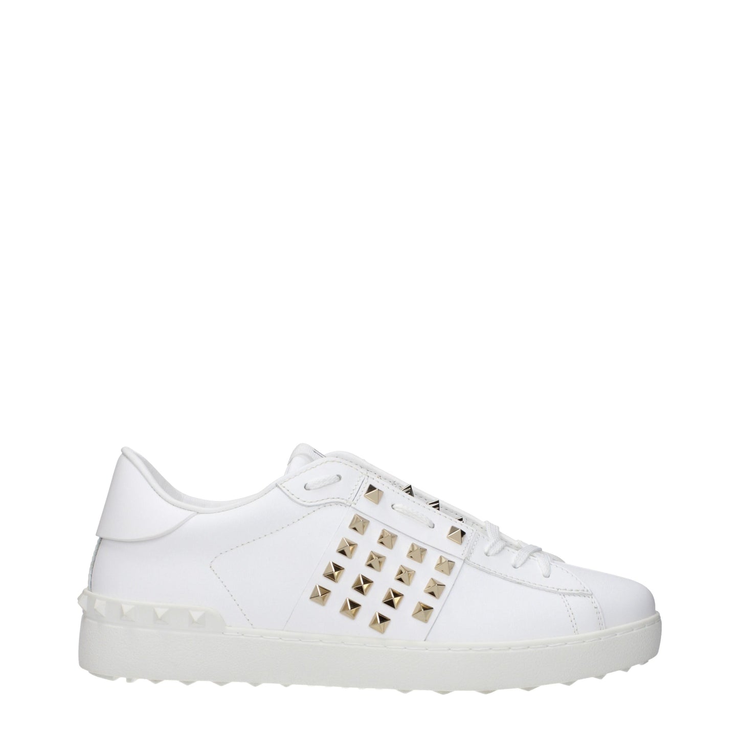 Valentino Garavani White Leather Low Top Sneakers