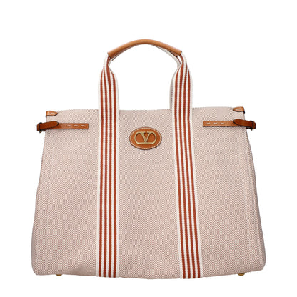 Valentino Garavani Beige Fabric Handbag
