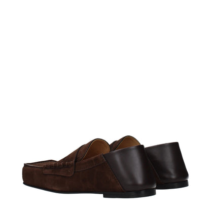Jacquemus Brown Leather Slip-On Loafers