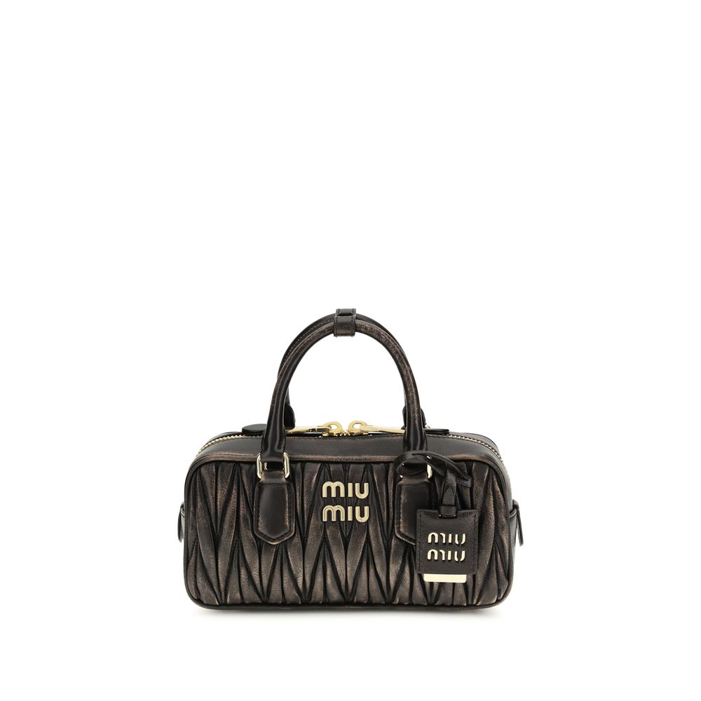 Miu Miu Brown Lamb Ovis Aries Handbag