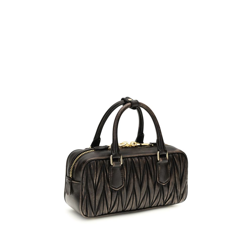 Miu Miu Brown Lamb Ovis Aries Handbag