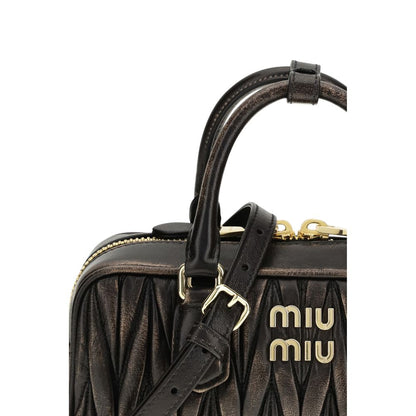 Miu Miu Brown Lamb Ovis Aries Handbag